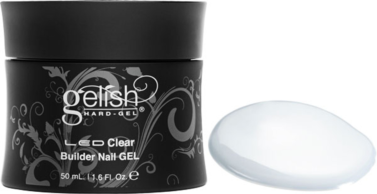 Gelish Hard Gel LED UV Clear Builder Gel - 1.6oz