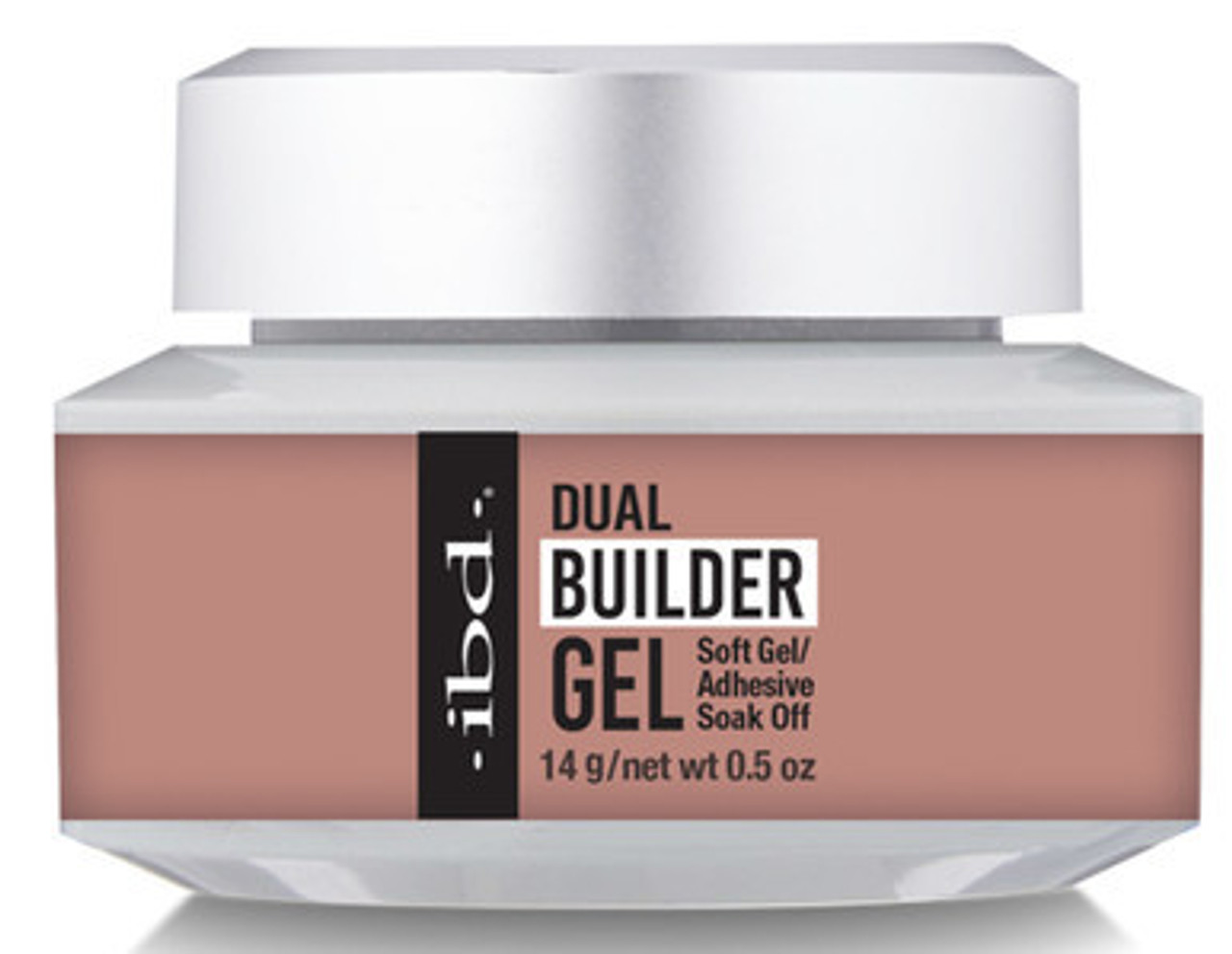 ibd Soft Gel Dual Builder Gel - Warm Nude - .5 oz / 14 g