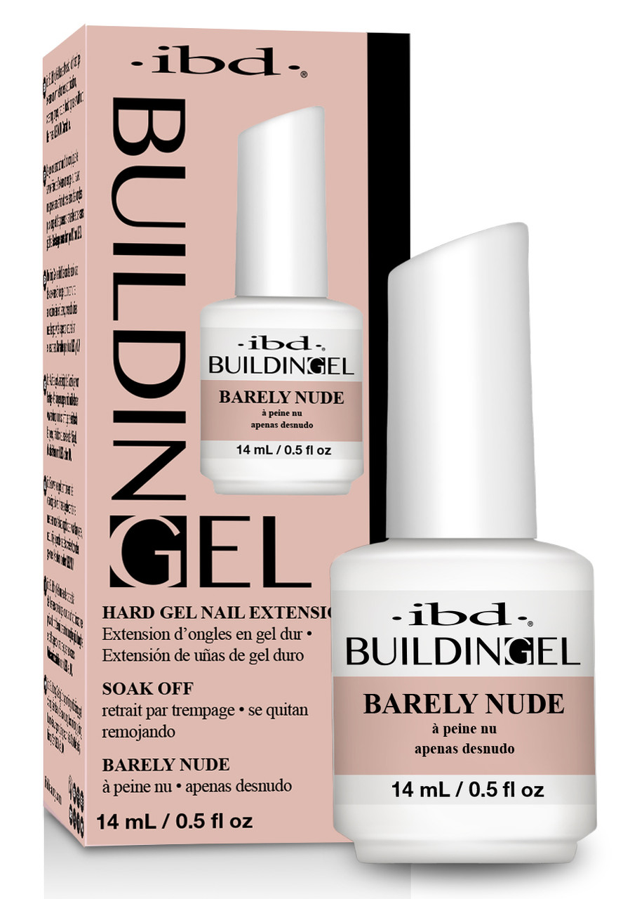 ibd Brush-On Building Gel Barely Nude - 14 mL / .5 fl oz