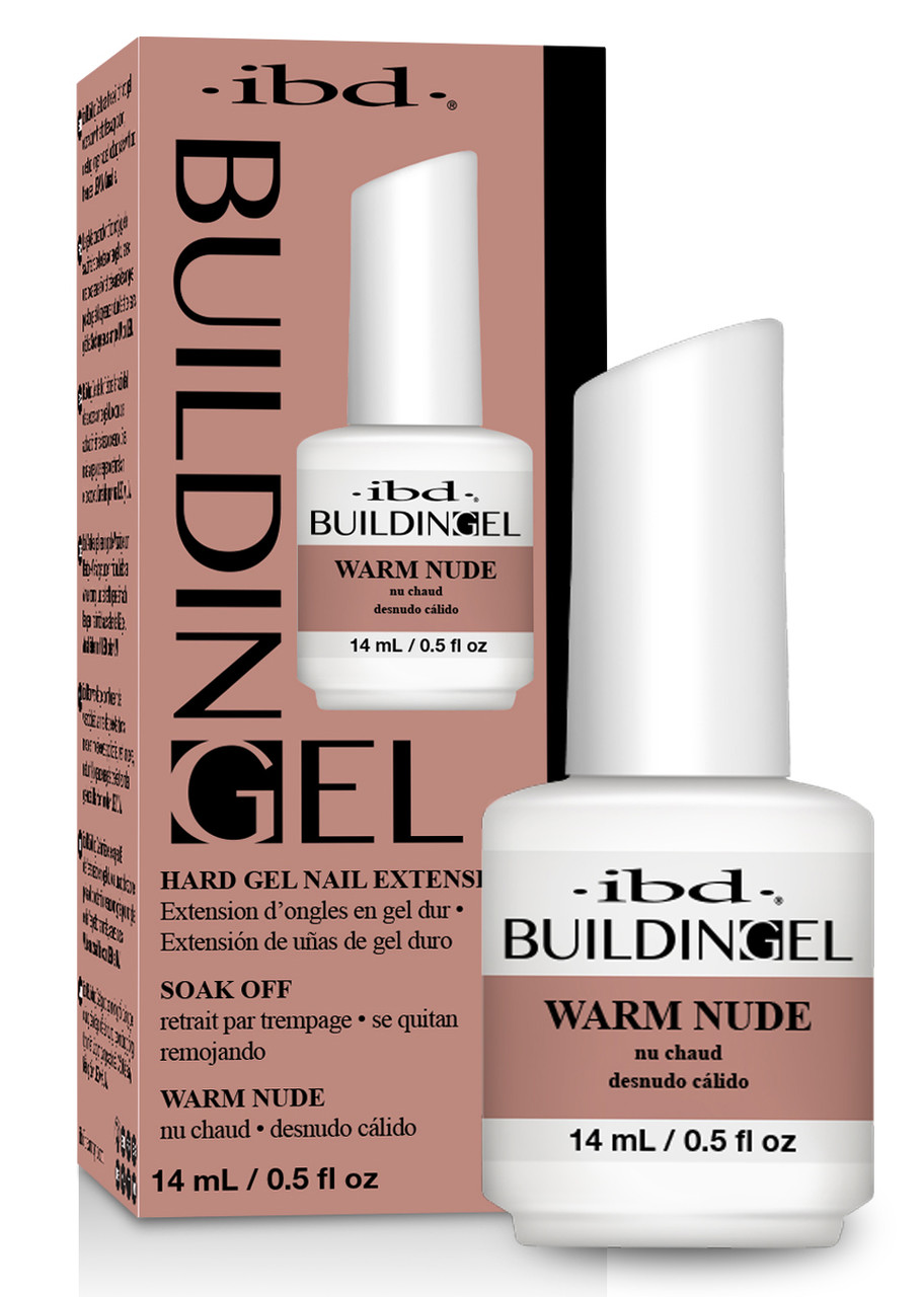 ibd Brush-On Building Gel Warm Nude - 14 mL / .5 fl oz