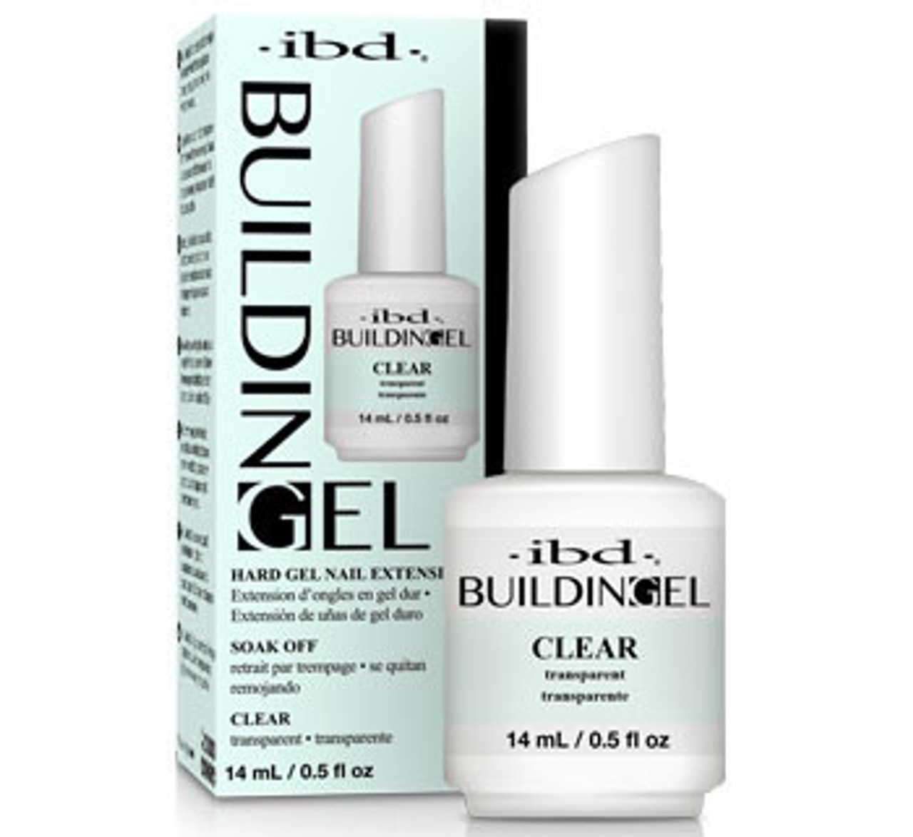ibd Brush-On Building Gel CLEAR - 14 mL / .5 fl oz - OPEN BOX***NON-RETURNABLE