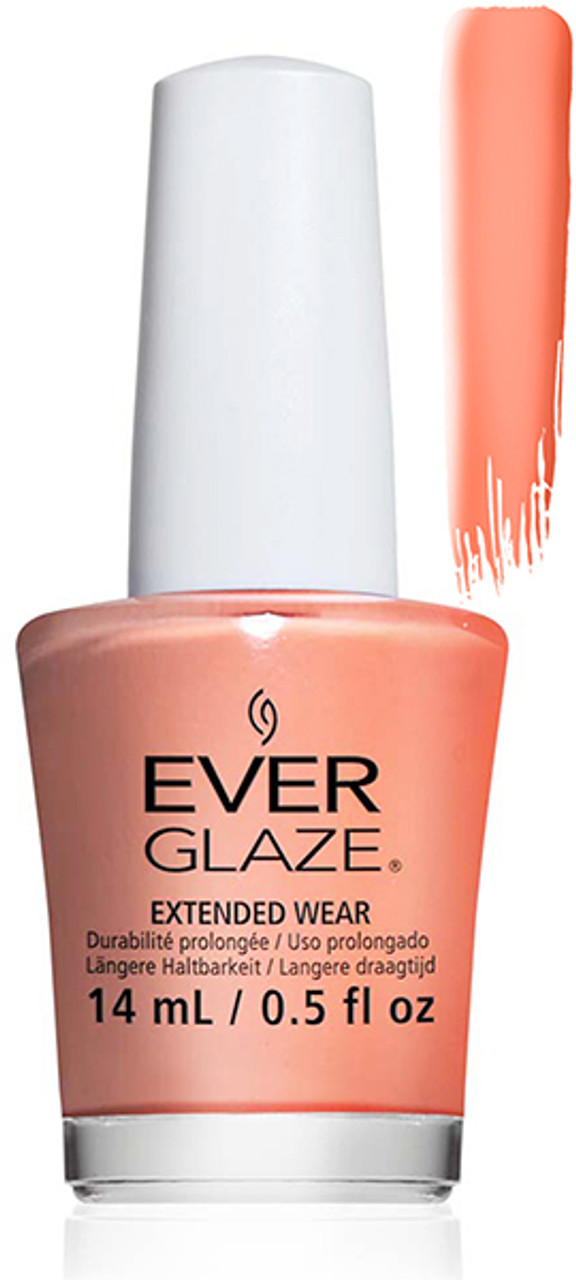 China Glaze EverGlaze Nail Polish What a Peach? - 14 ml/ .5 fl. Oz.