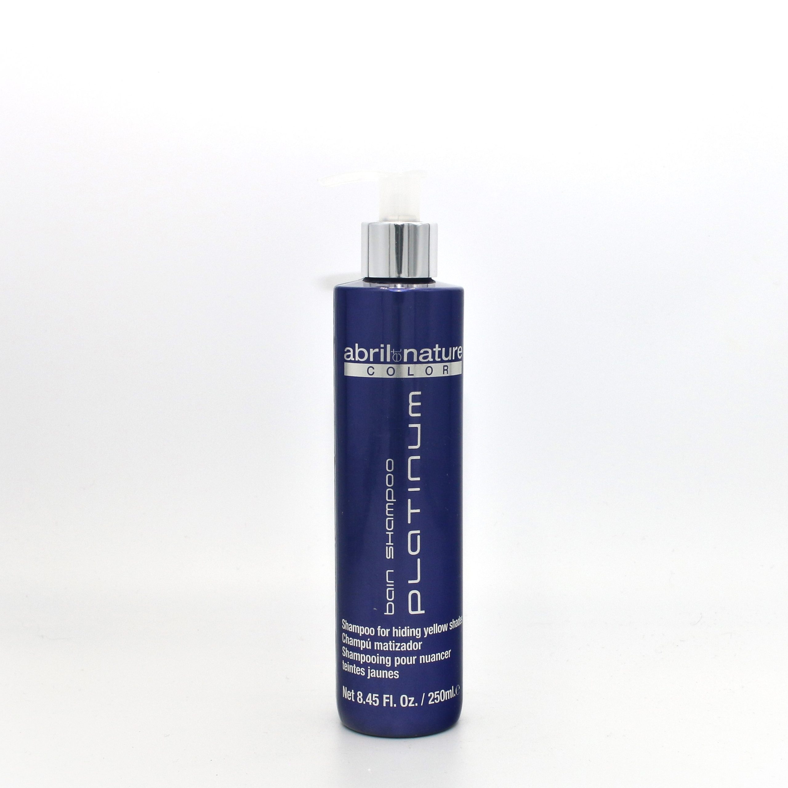 Abril Et Nature Color Platinum Shampoo For Hiding Yellow Shades 8.45 oz