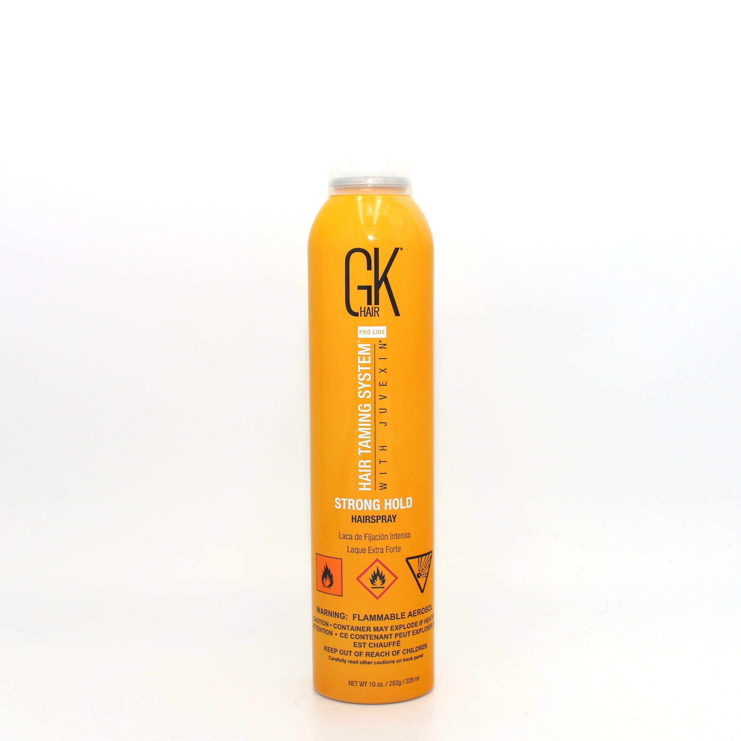 Gk Hair Taming System with Juvexin Strong Hold Hairspray 10 oz