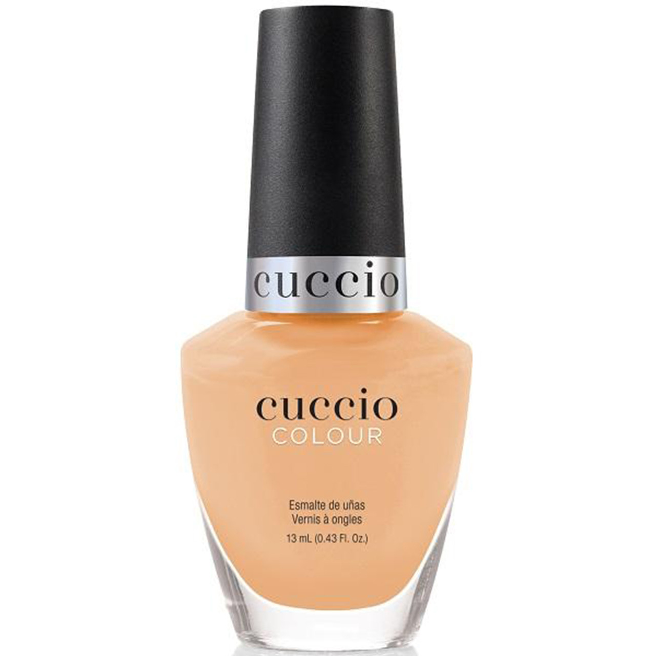 CUCCIO Colour Nail Lacquer Peach Sorbet - 0.43 Fl. Oz / 13 mL