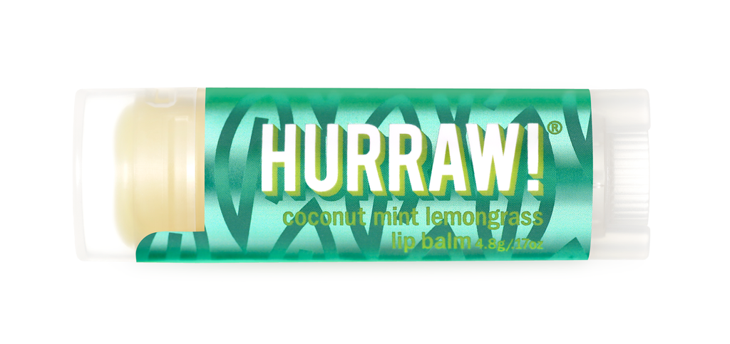 Hurraw! Ayurvedic Lip Balm - Coconut Mint Lemongrass
