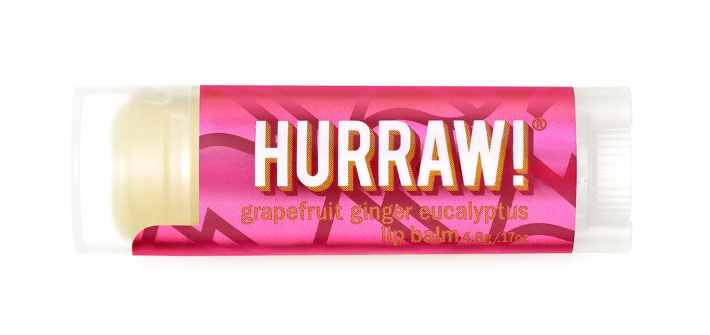 Hurraw! Ayurvedic Lip Balm - Grapefruit Ginger Eucalyptus