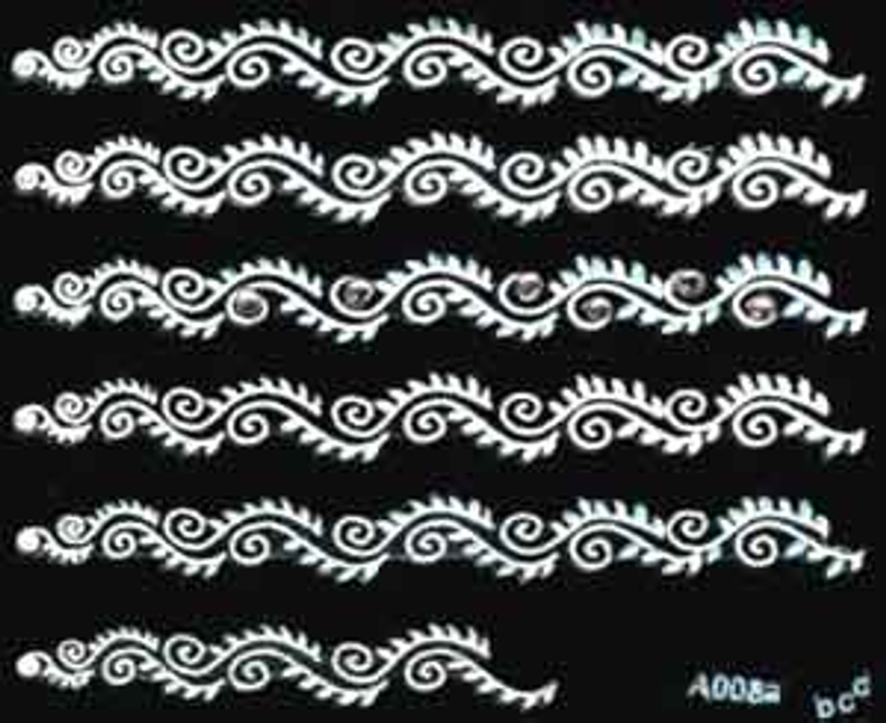 3-D Nail Sticker - Series 101-8