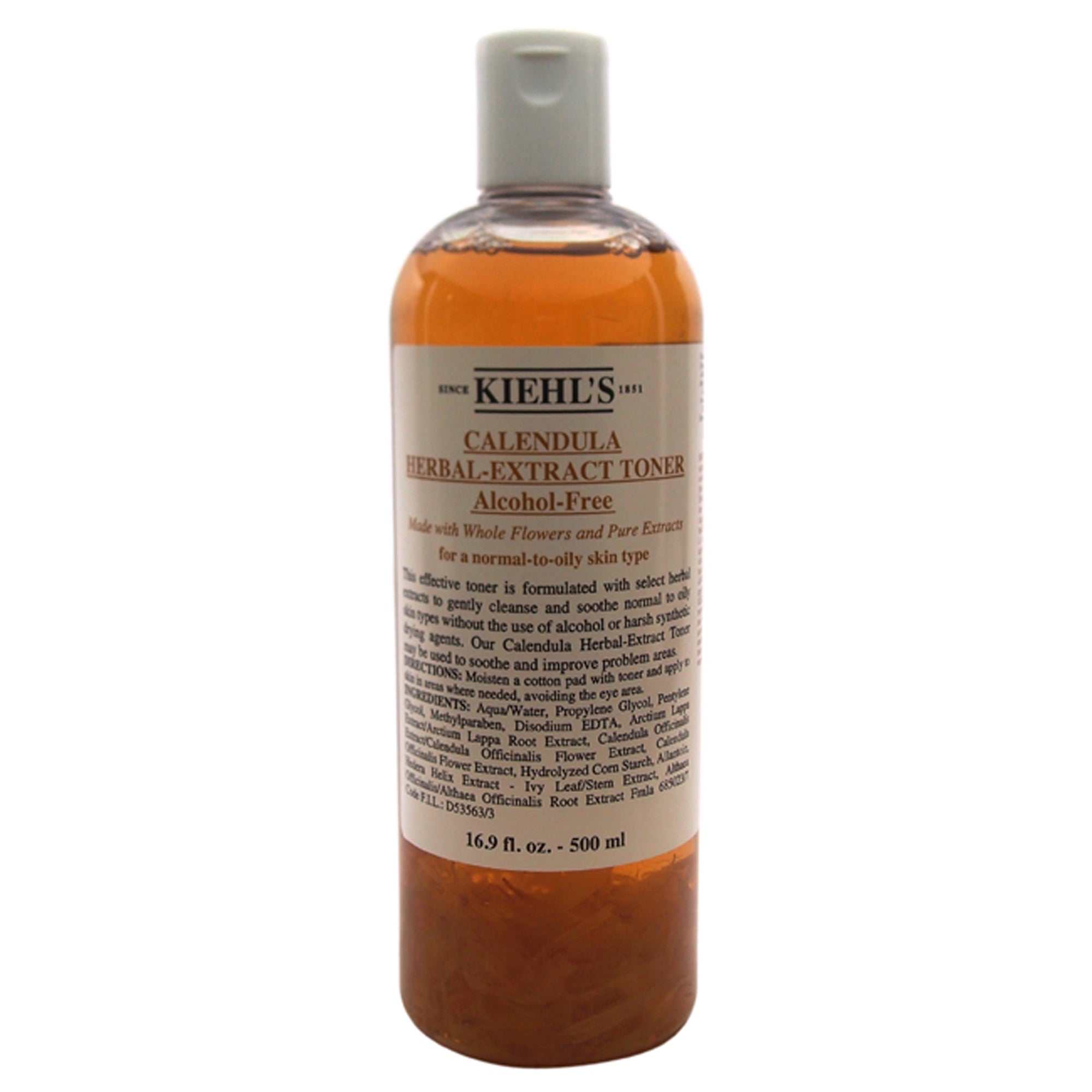 Calendula Herbal Extract Alcohol-Free Toner For a Normal To Oily Skin Type by Kiehls for Unisex - 16.9 oz Toner
