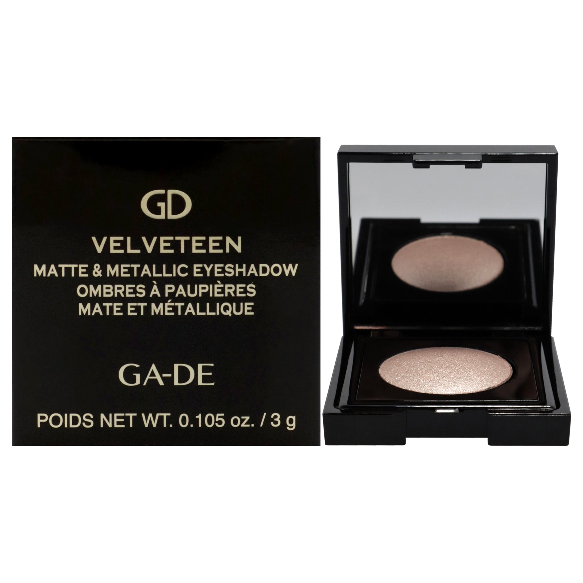 Velveteen Metallic Eyeshadow - 185 by GA-DE for Women - 0.105 oz Eye Shadow