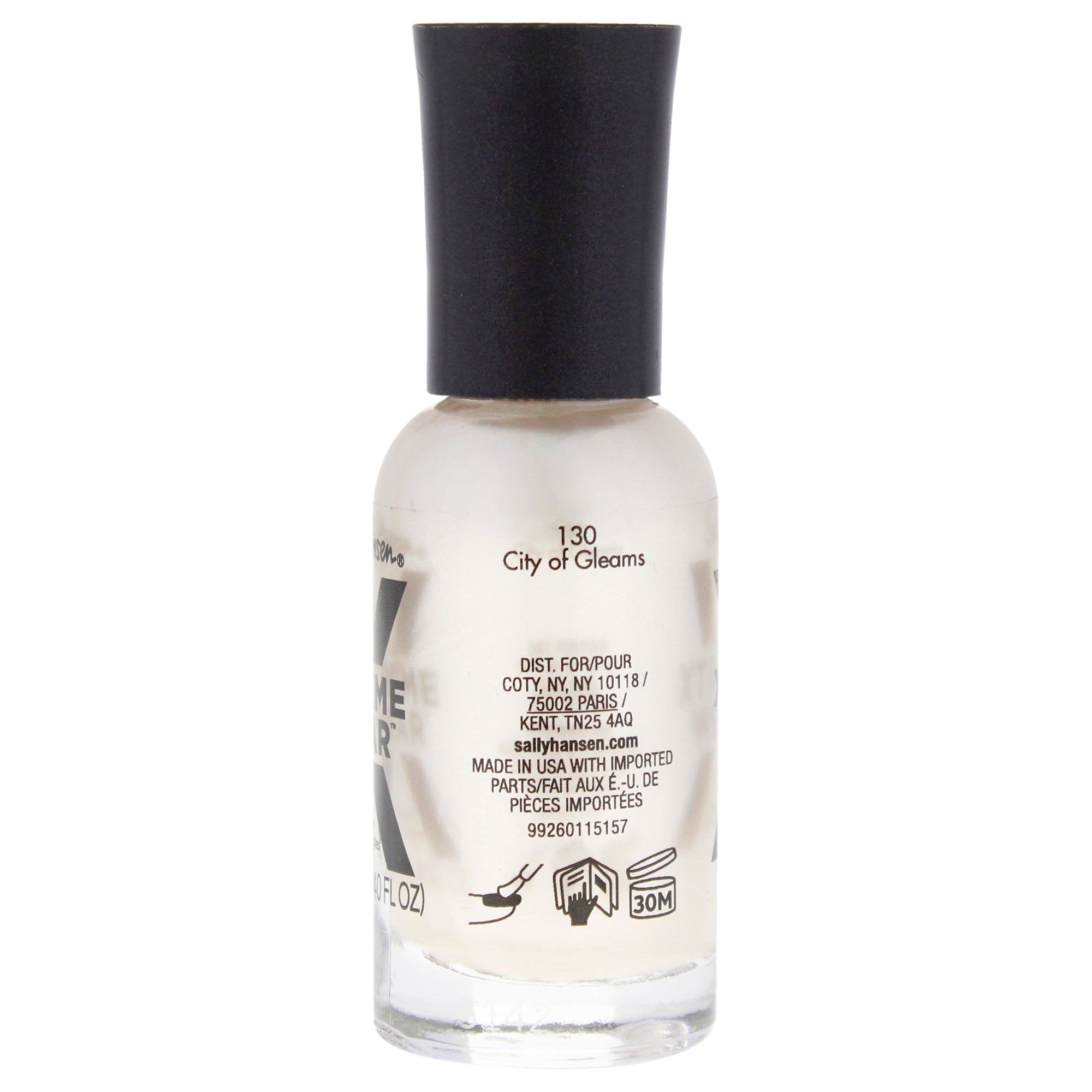 Xtreme Wear Nail Color - 130 City Of Gleams by Sally Hansen for Women - 0.4 oz Nail Polish