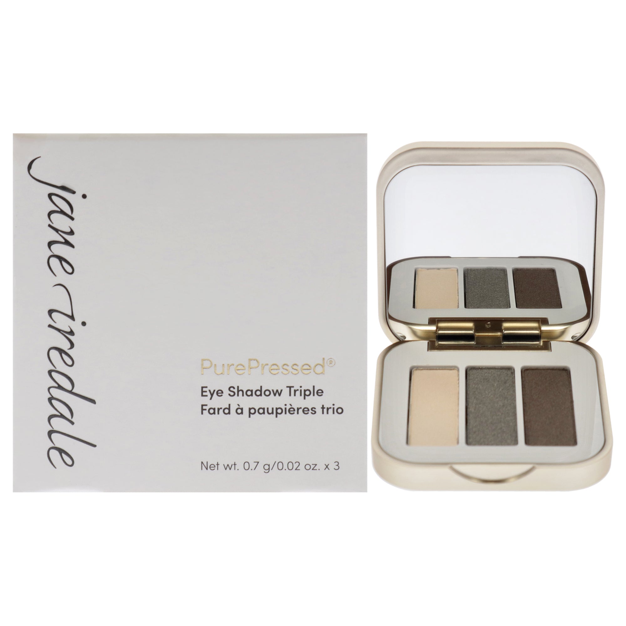 PurePressed Eyeshadow Triple - Harmony by Jane Iredale for Women - 0.06 oz Eye Shadow