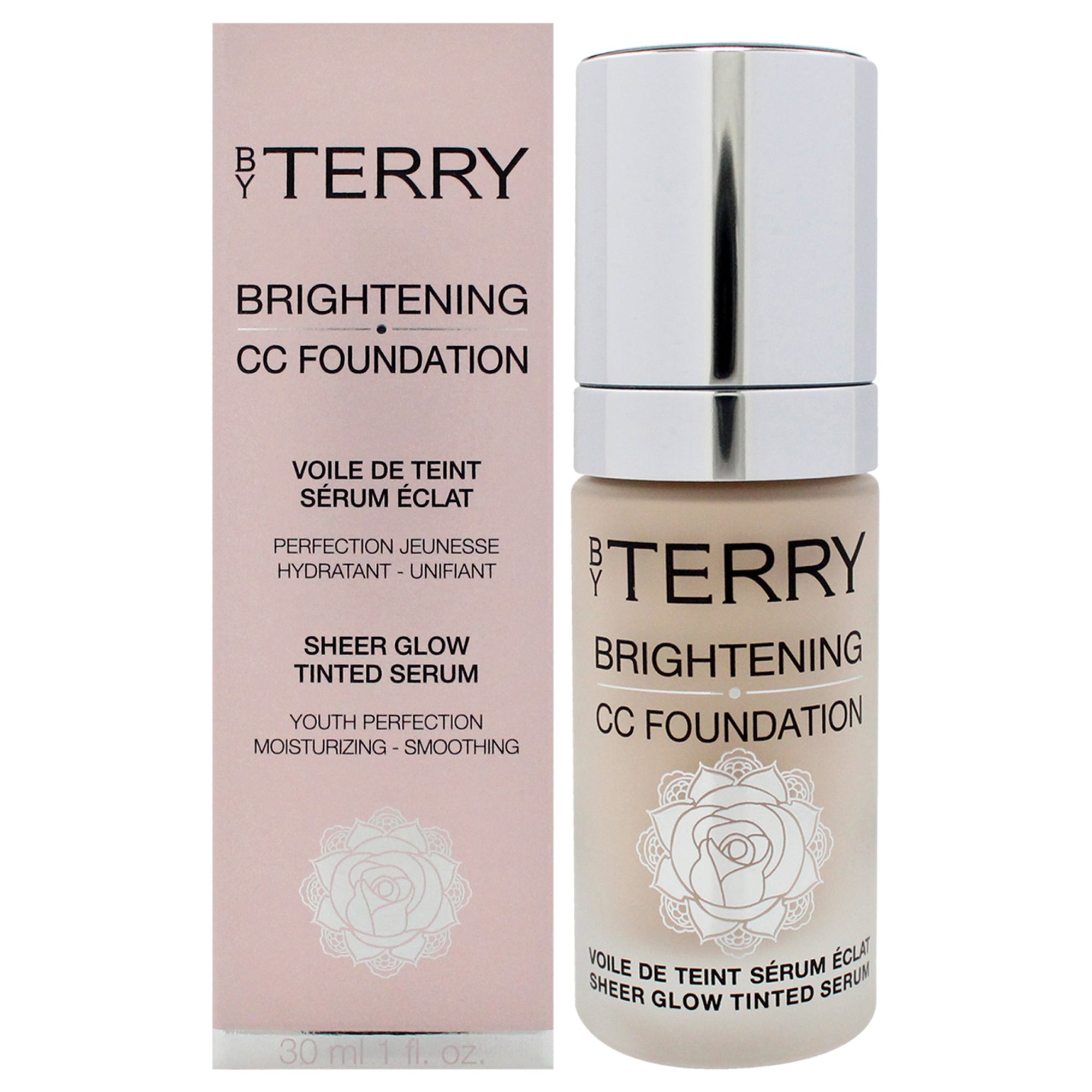 Brightening CC Foundation - 1W Fair Warm by By Terry for Women - 1 oz Foundation