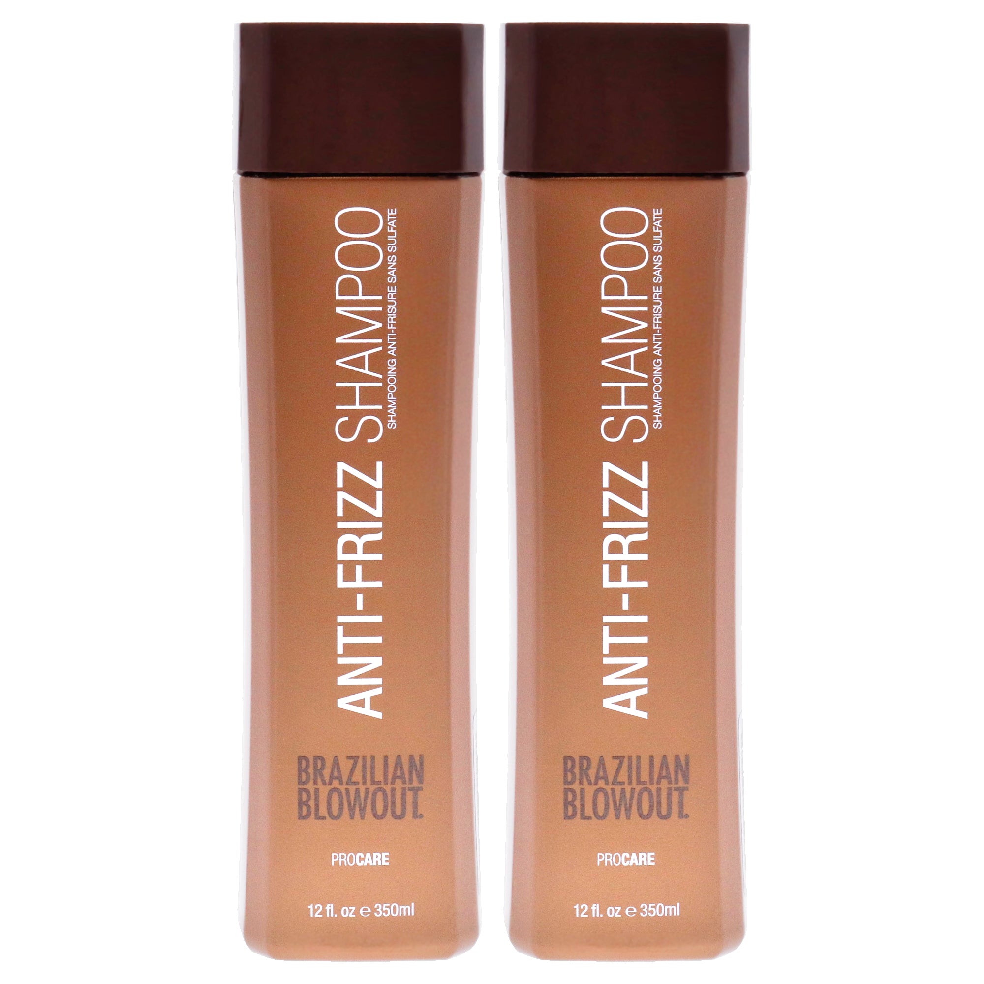 Acai Anti Frizz Shampoo by Brazilian Blowout for Unisex - 12 oz Shampoo - Pack of 2