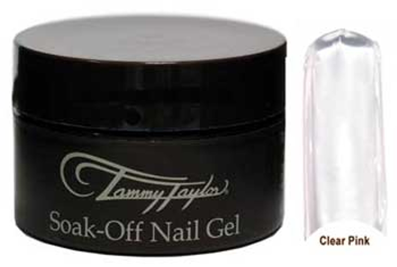 Tammy Taylor Soak Off Gel - Clear Pink - 1/2oz