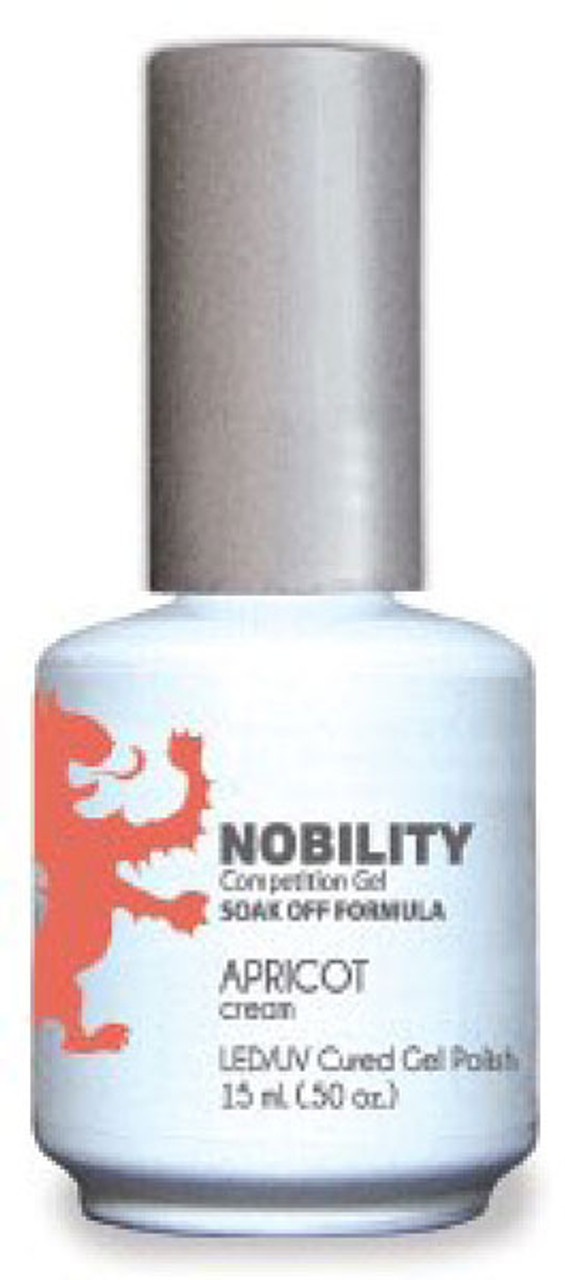 LeChat Nobility LED/UV Cured Gel Polish Apricot - .5 oz 15 ml