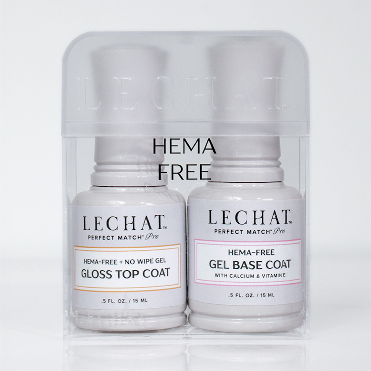 LeChat Perfect Match Pro HEMA-Free Gloss Top Coat & Base Coat