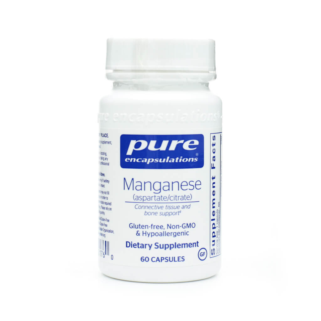 Pure Encapsulations Manganese (aspartate/citrate) Capsules