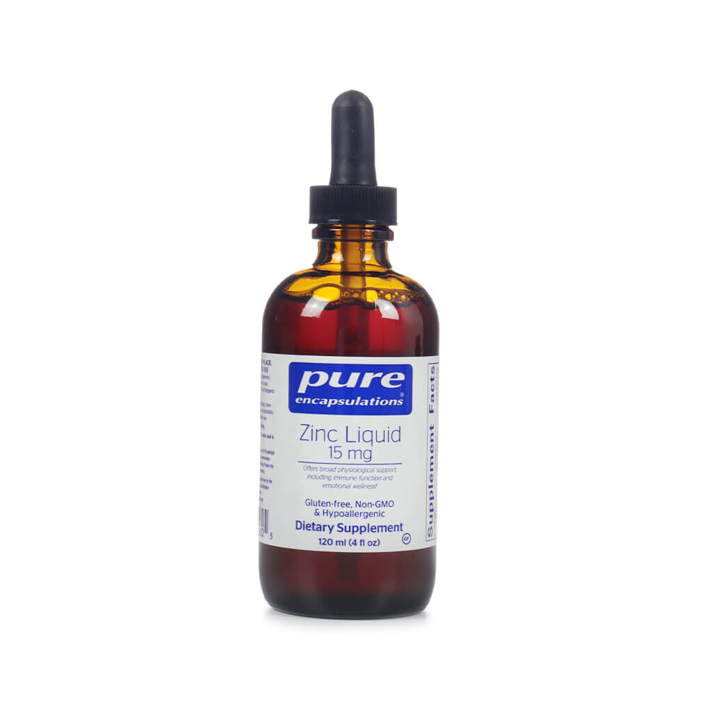 Pure Encapsulations Zinc Liquid 15mg - Final Sale