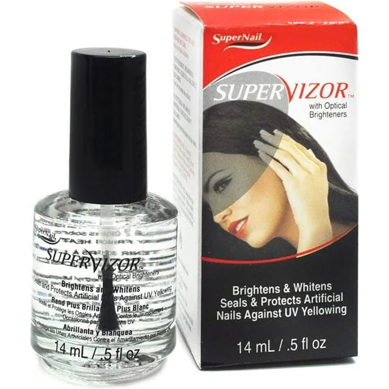 SuperNail SuperVizor with Optical Brighteners - 0.5oz