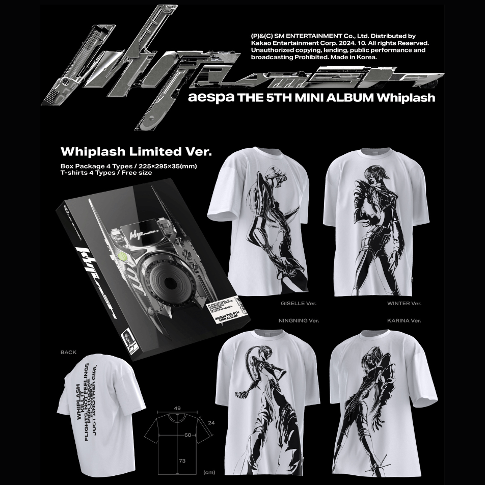 [aespa] 5th Mini Album - Whiplash (BEAT / SPEED / SMINI Ver.)