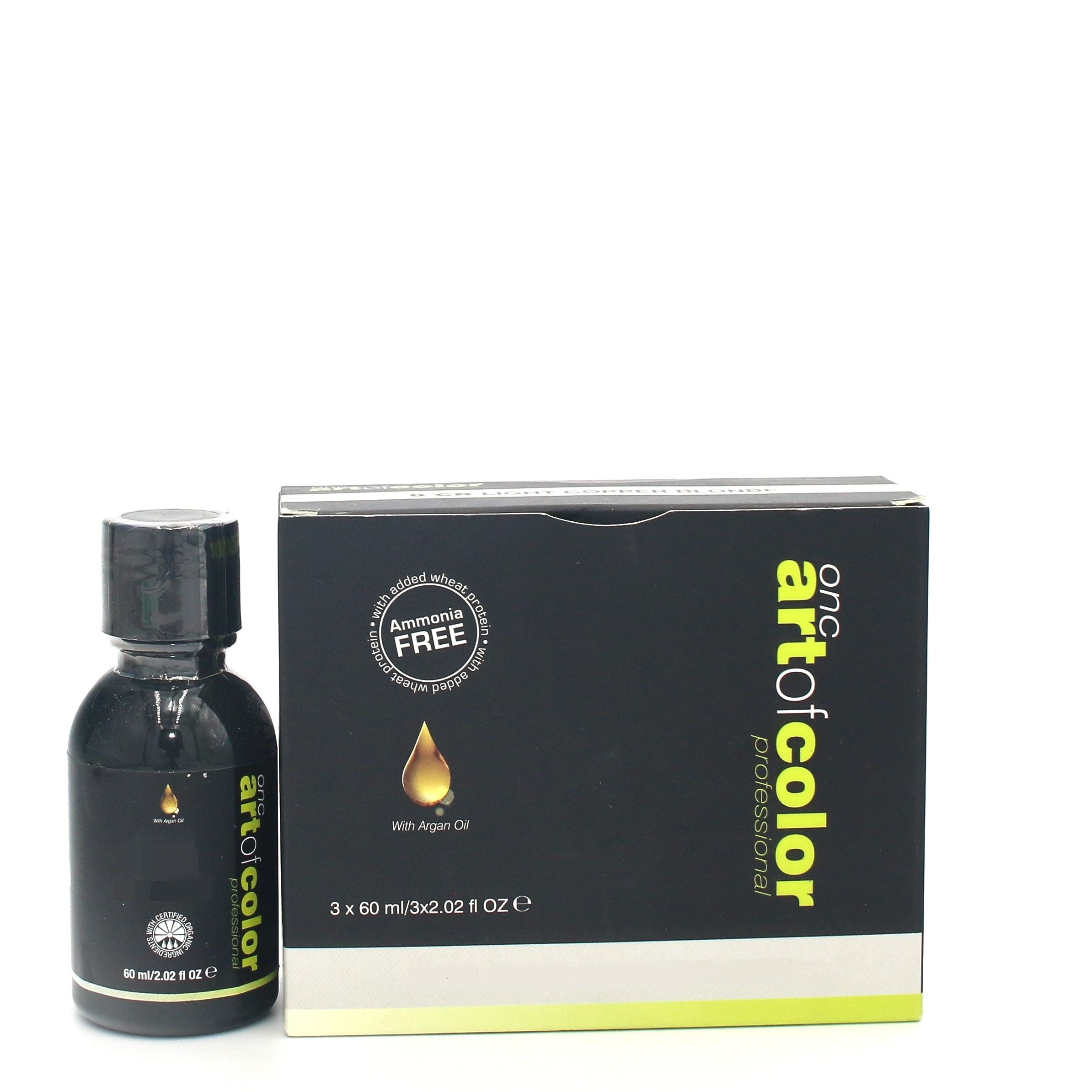 ONC Art of Color Organic Hair Color 4 FR Fiery Red Brown 2.02 oz (pack of 3)