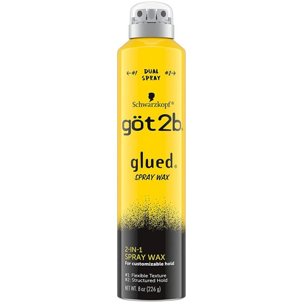 Got2b 2-in-1 Customizable Hold Spray Wax 8 oz